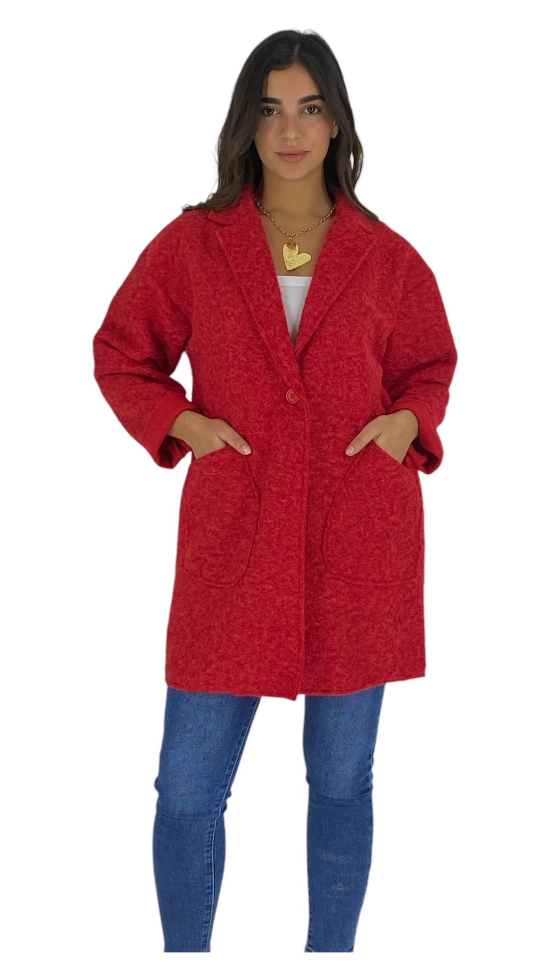 Zarina red jacket