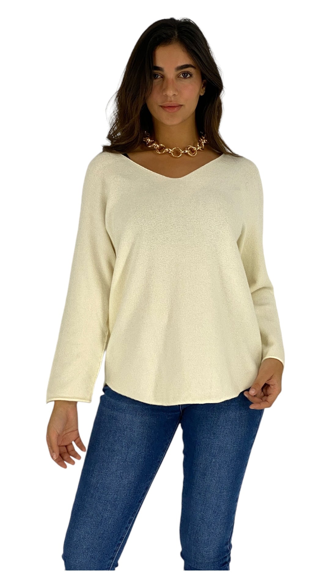 Telo white sweater