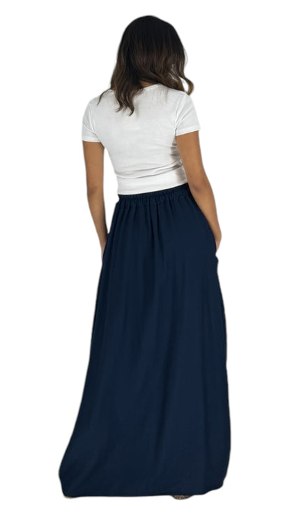 Nelly navy skirt