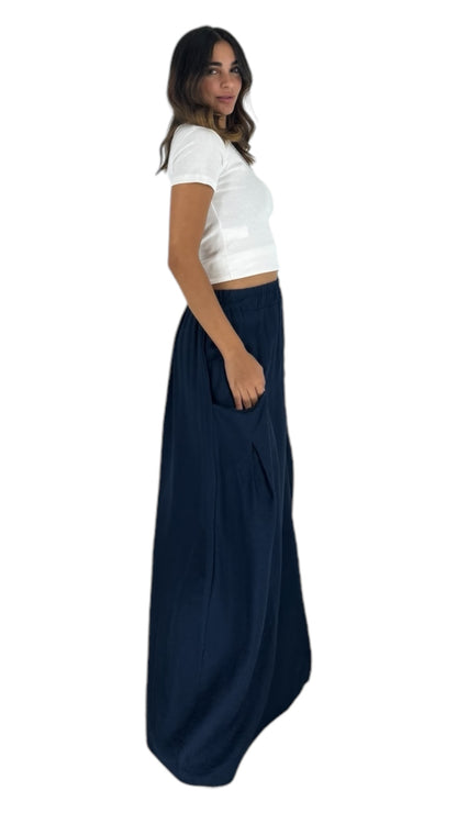 Nelly navy skirt