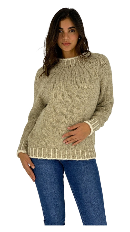 Sunniva beige sweater