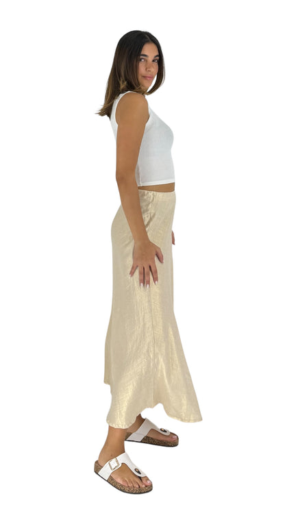 Sahara golden beige skirt