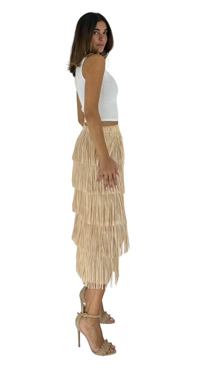 Frida beige skirt