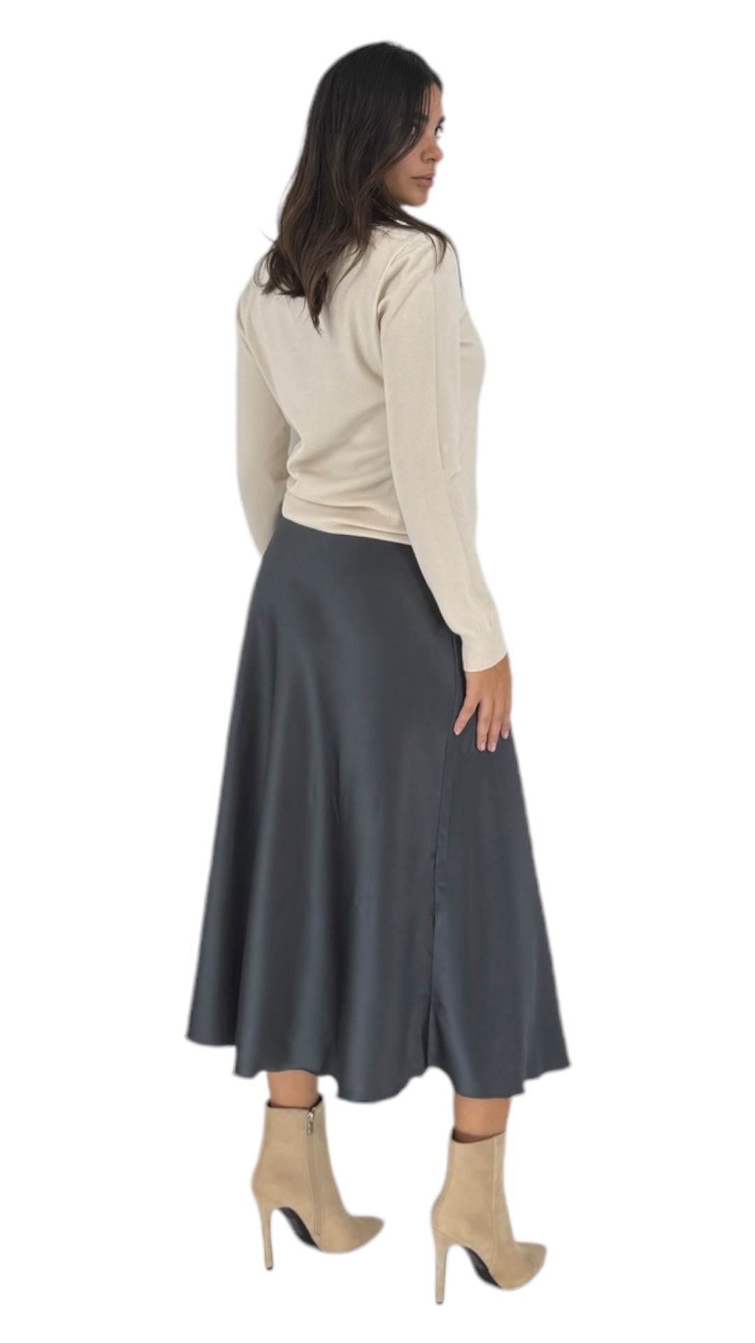 Wilder dark grey skirt