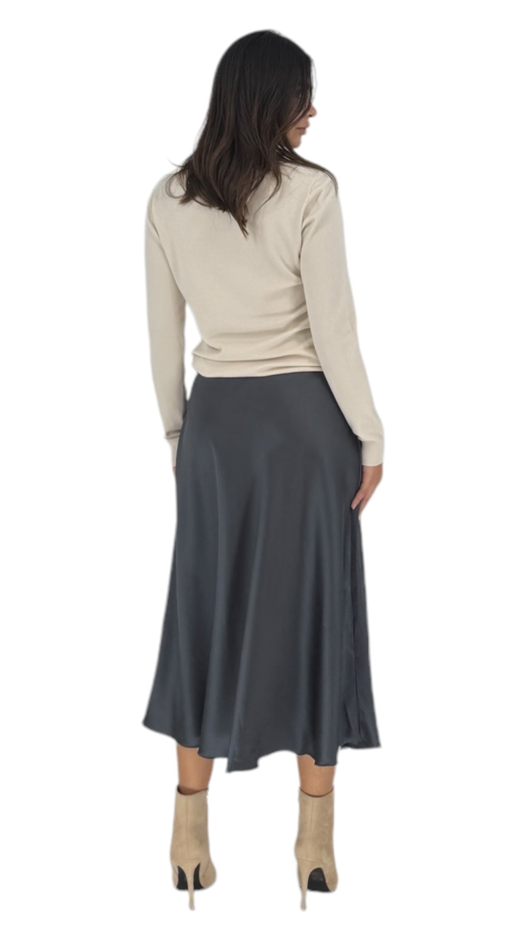 Wilder dark grey skirt