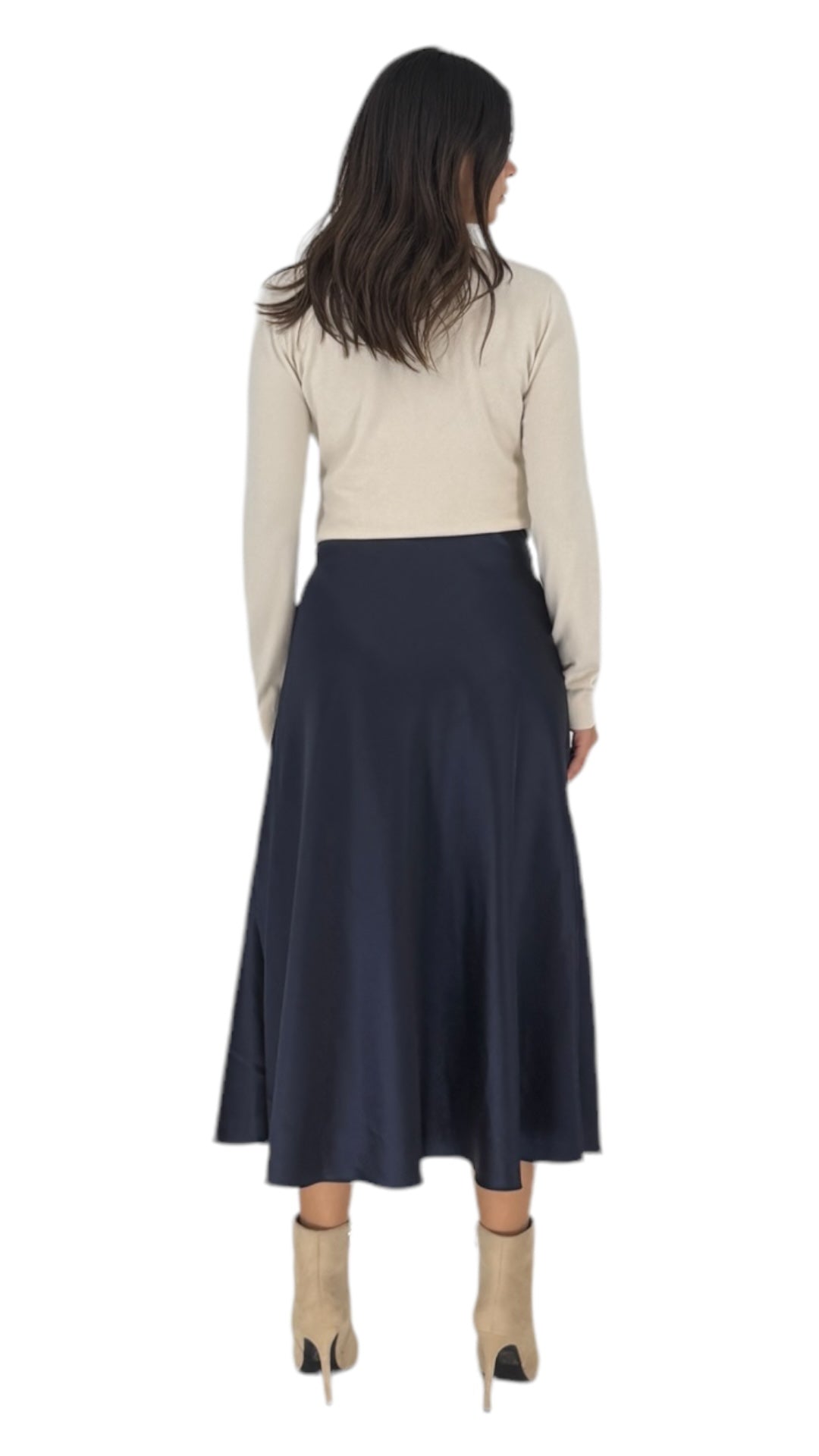 Wilder navy skirt