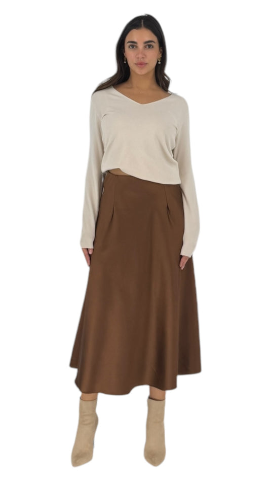 Wilder brown skirt