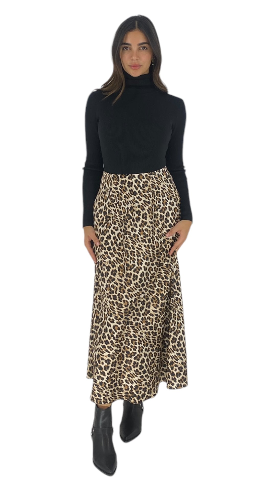 Sylas leopard skirt