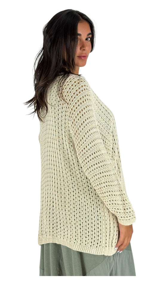 Zane Beige Cardigan