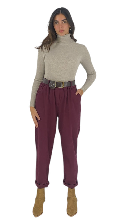 bigela maroon pants