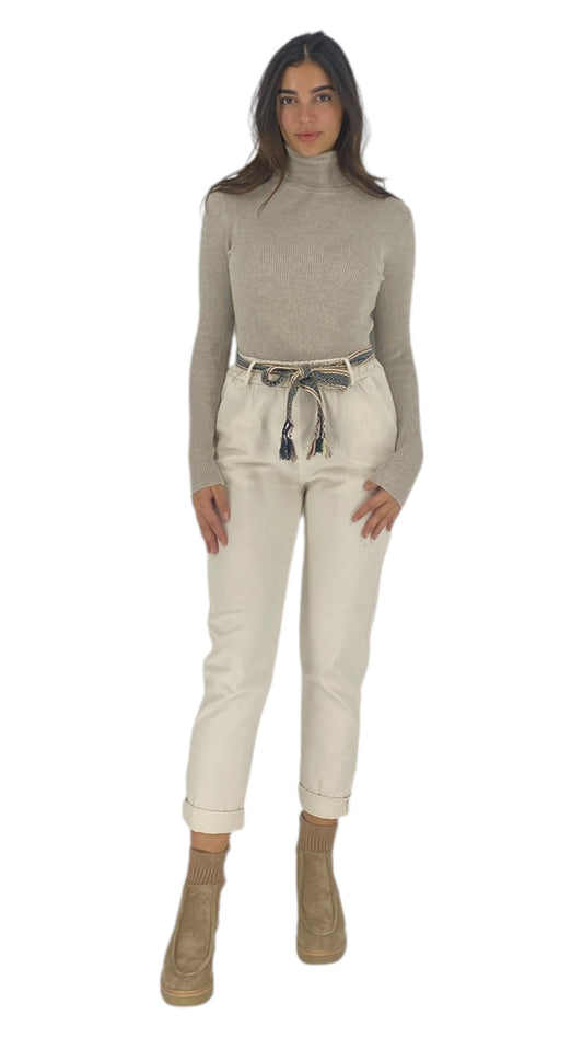 Jutta cream pant