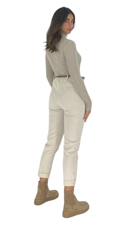 Jutta cream pant