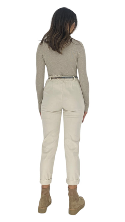 Jutta cream pant