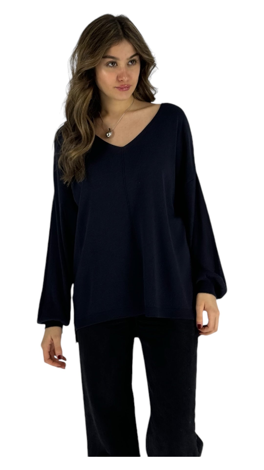 Verge navy sweater