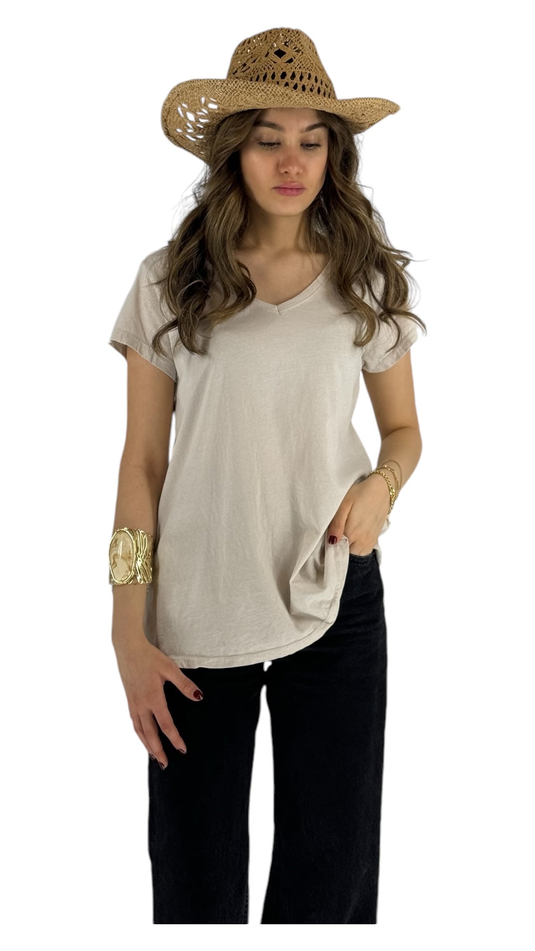 Angelina beige Tshirt