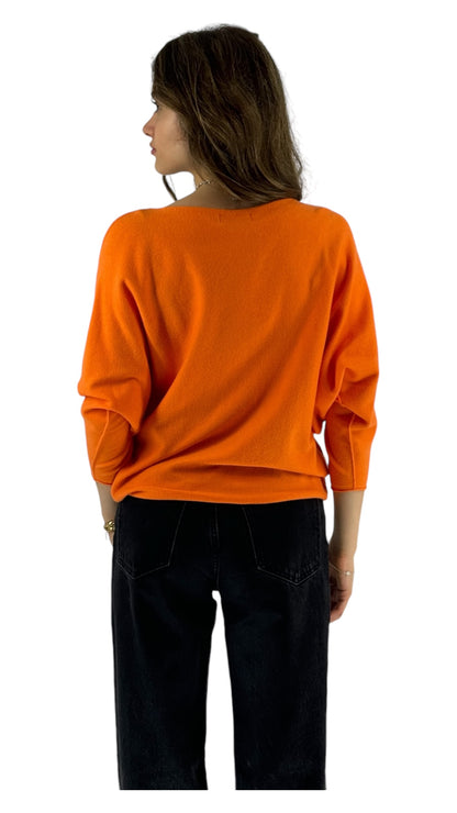 Omari orange sweater