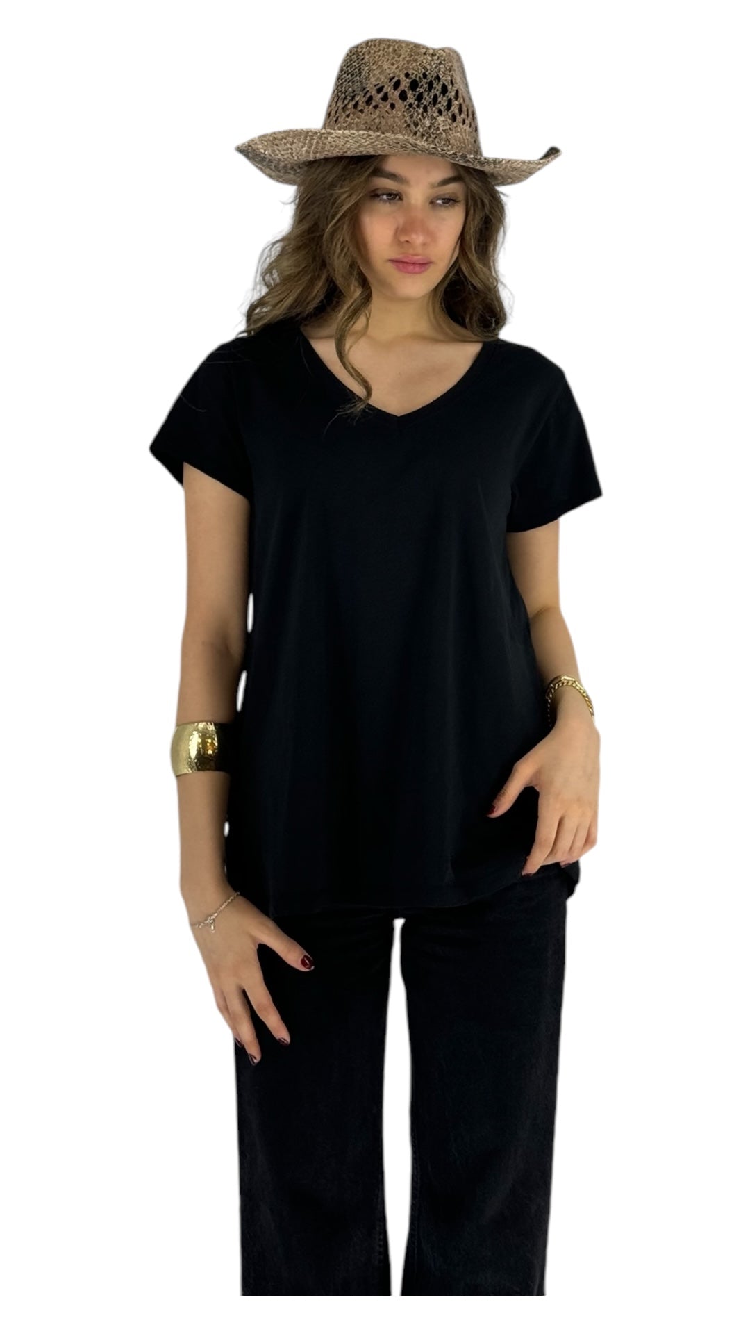 Angelina black Tshirt