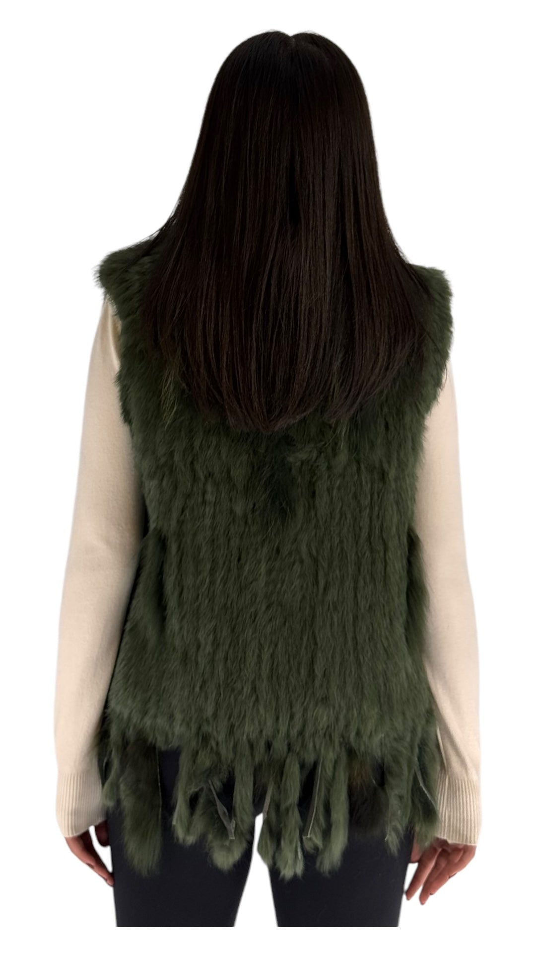 Theon olive green vest