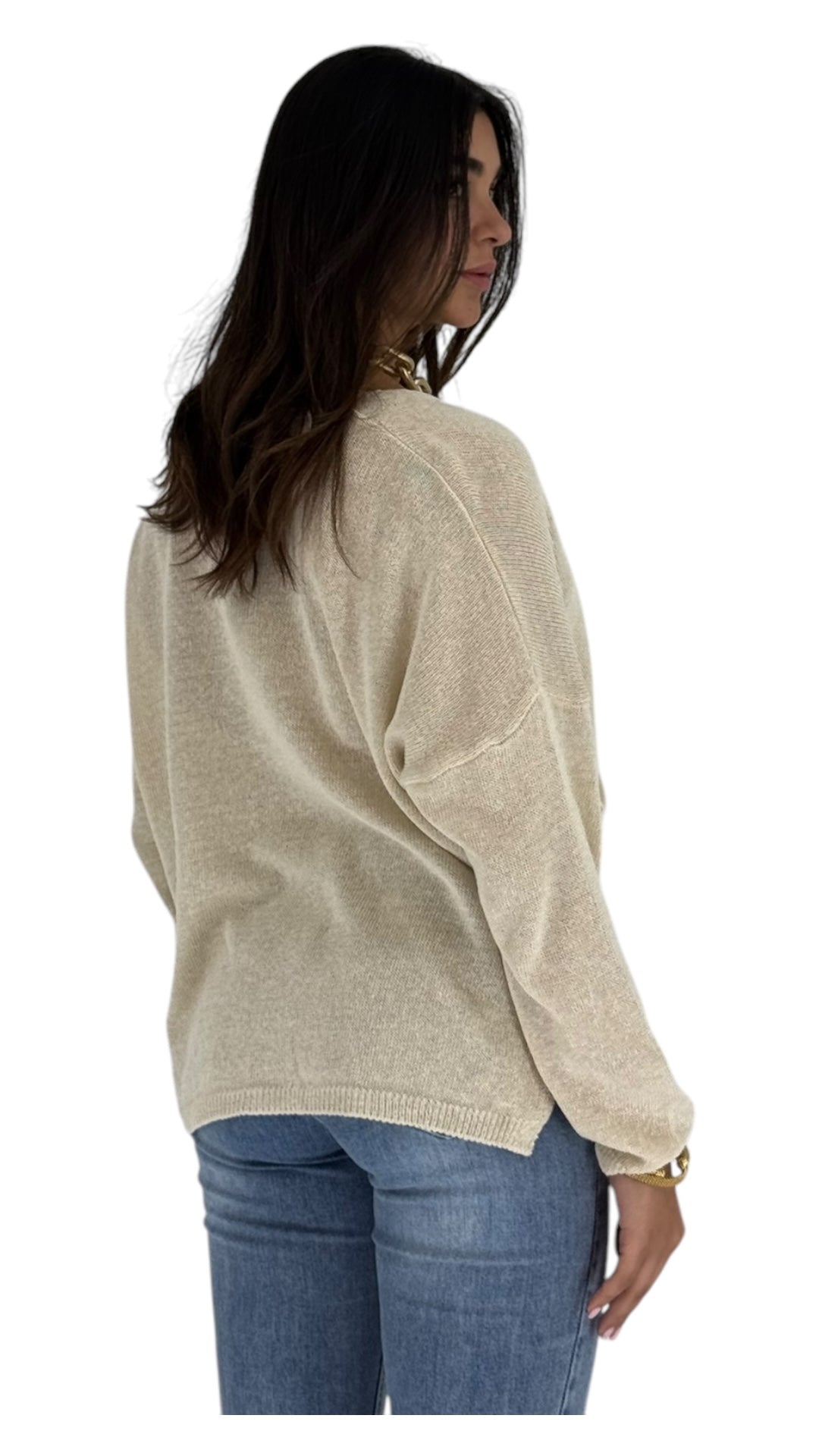 Carol beige cardigan