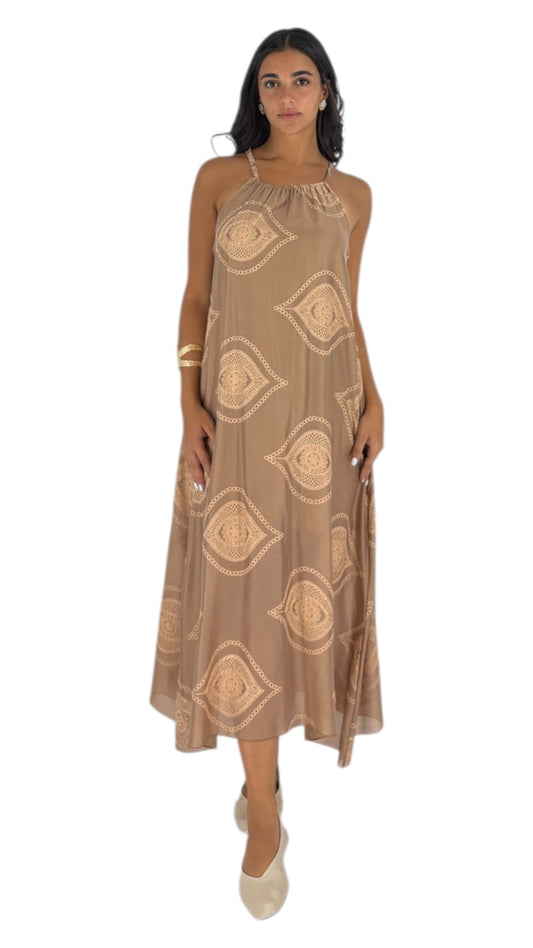 Julia Camel Dress