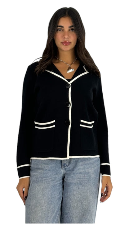 Erick black cardigan