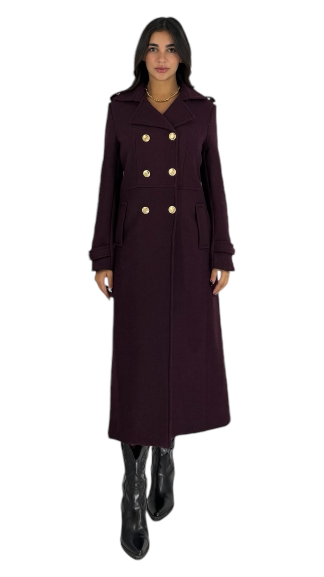 Arnit dark violet coat