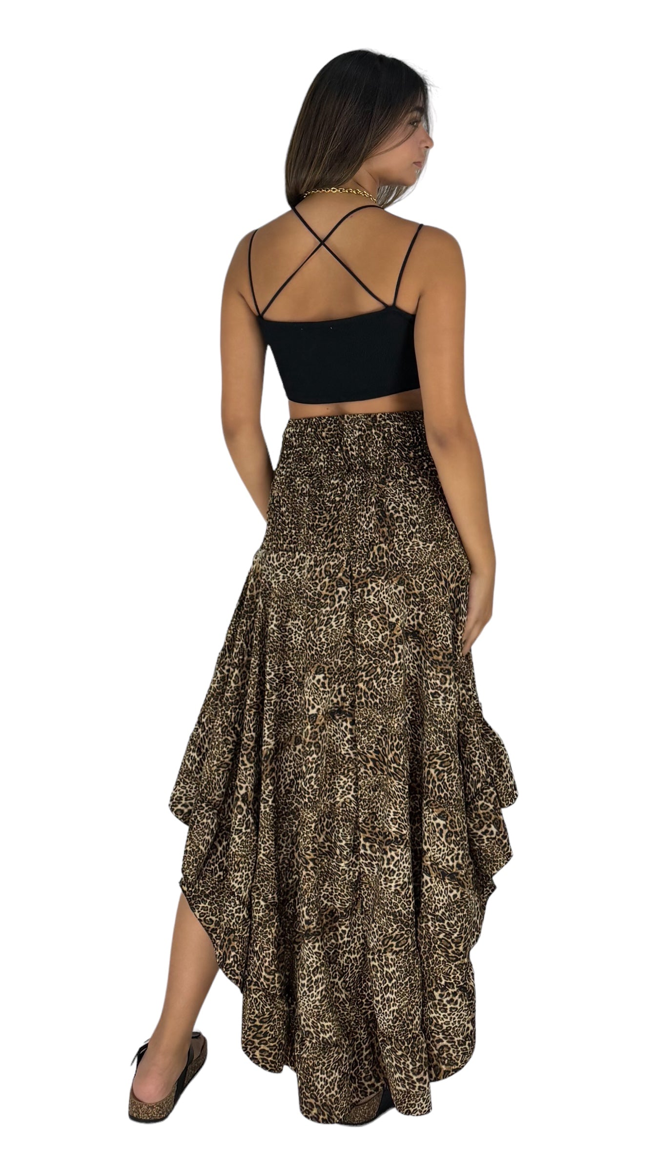 Rex tiger print skirt