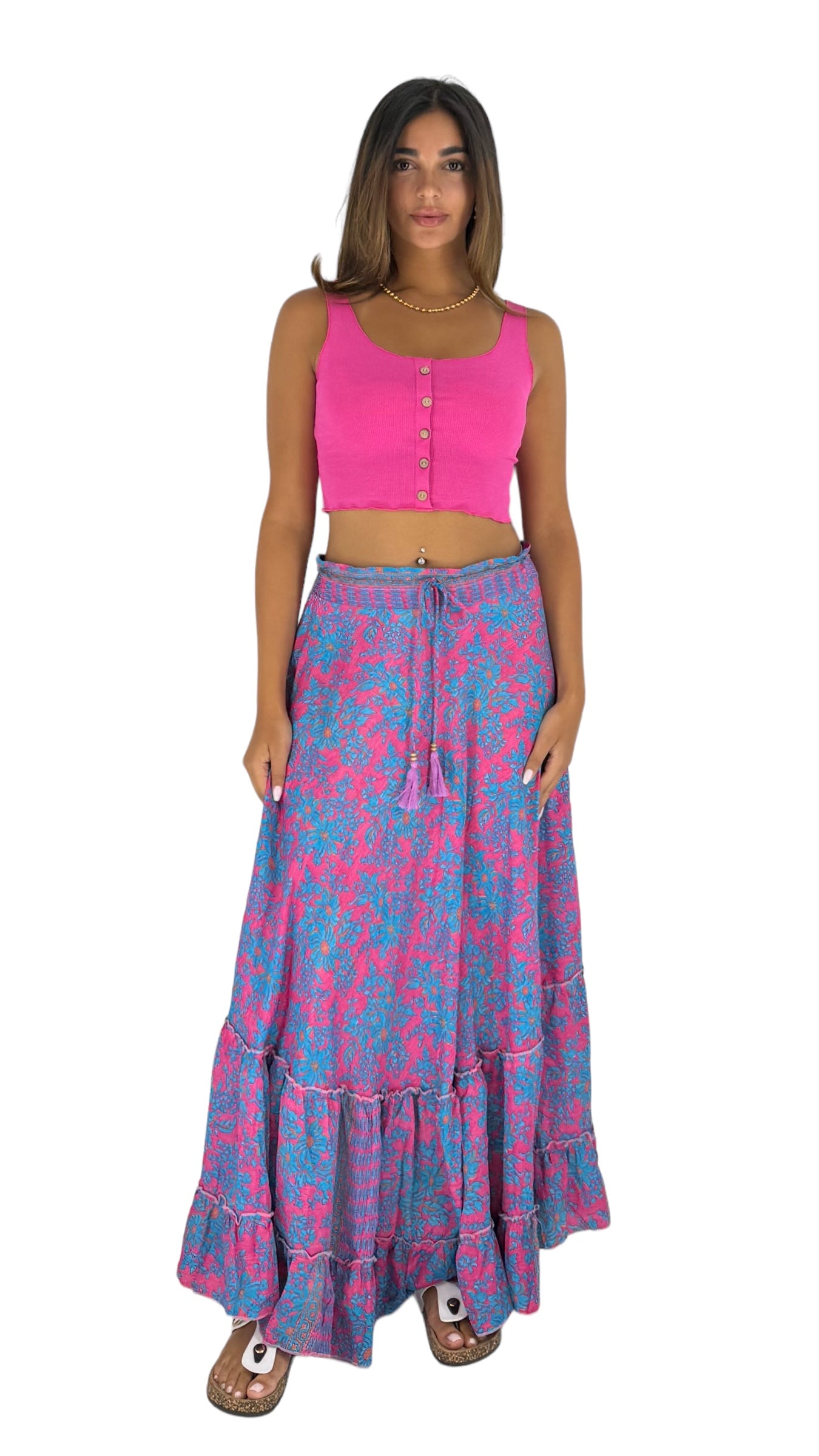 Linor hot pink skirt