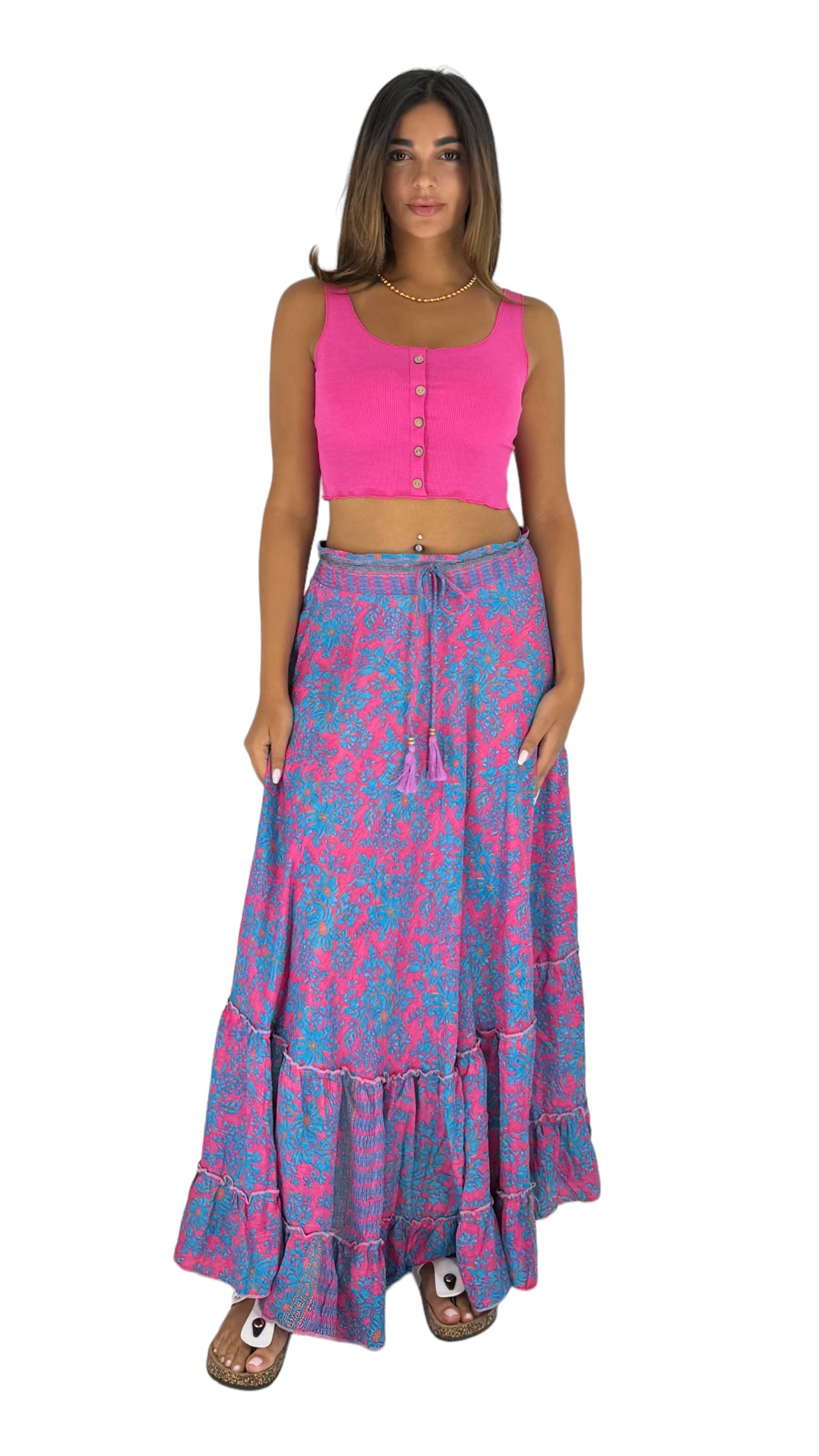 Linor hot pink skirt