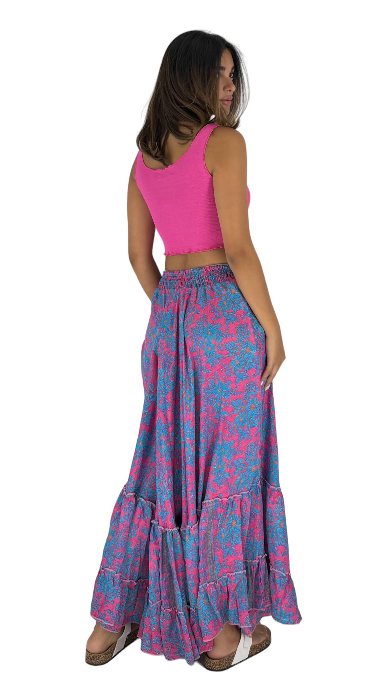 Linor hot pink skirt