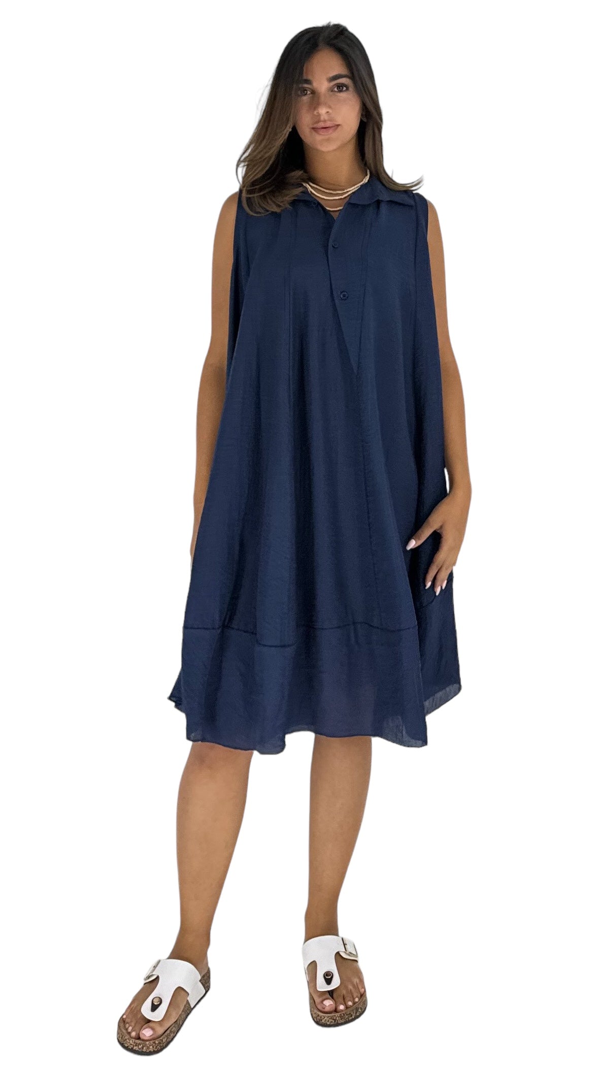 Bria navy dress