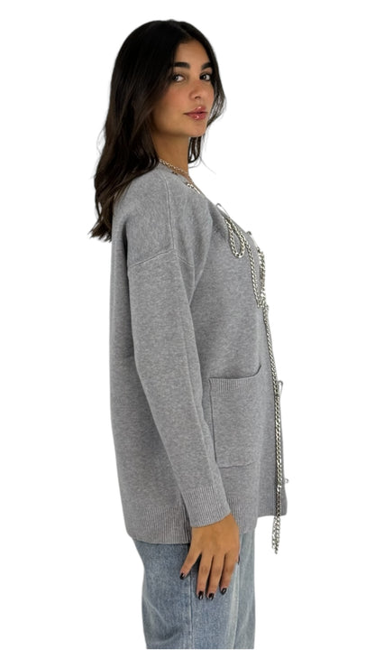 Lyra grey cardigan