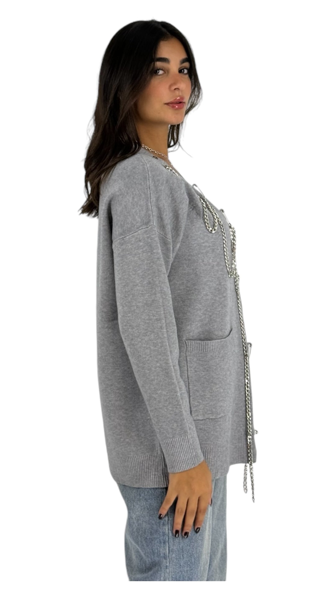 Lyra grey cardigan