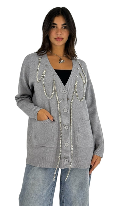 Lyra grey cardigan