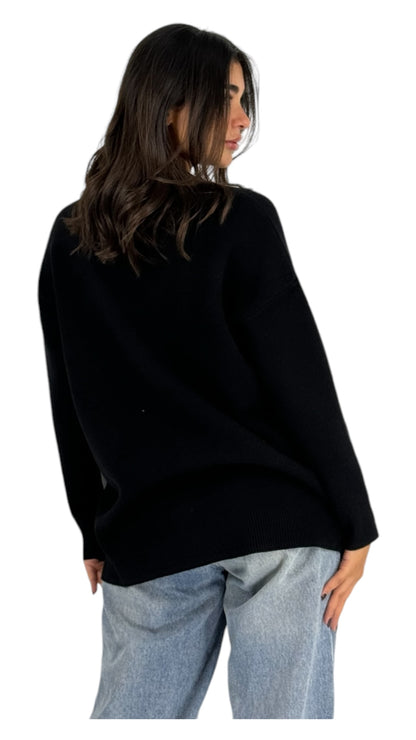 Lyra black cardigan