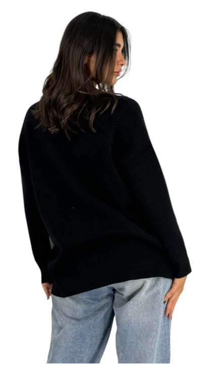 Lyra black cardigan