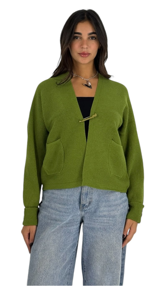 Rune green cardigan