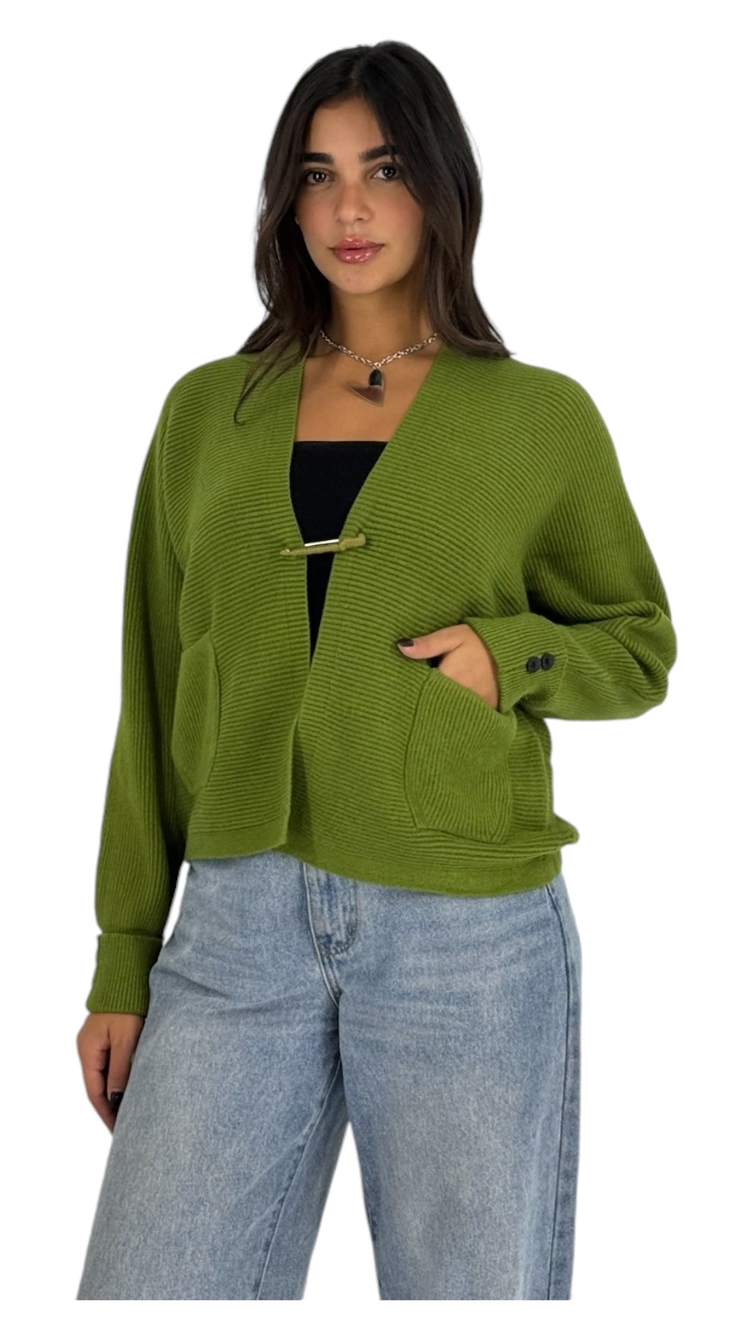 Rune green cardigan