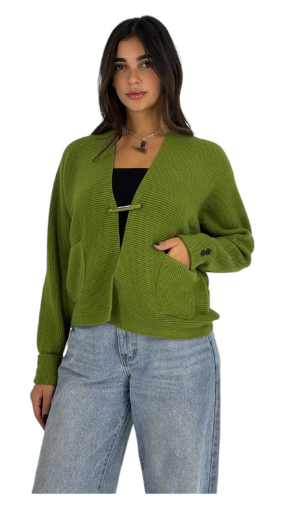 Rune green cardigan