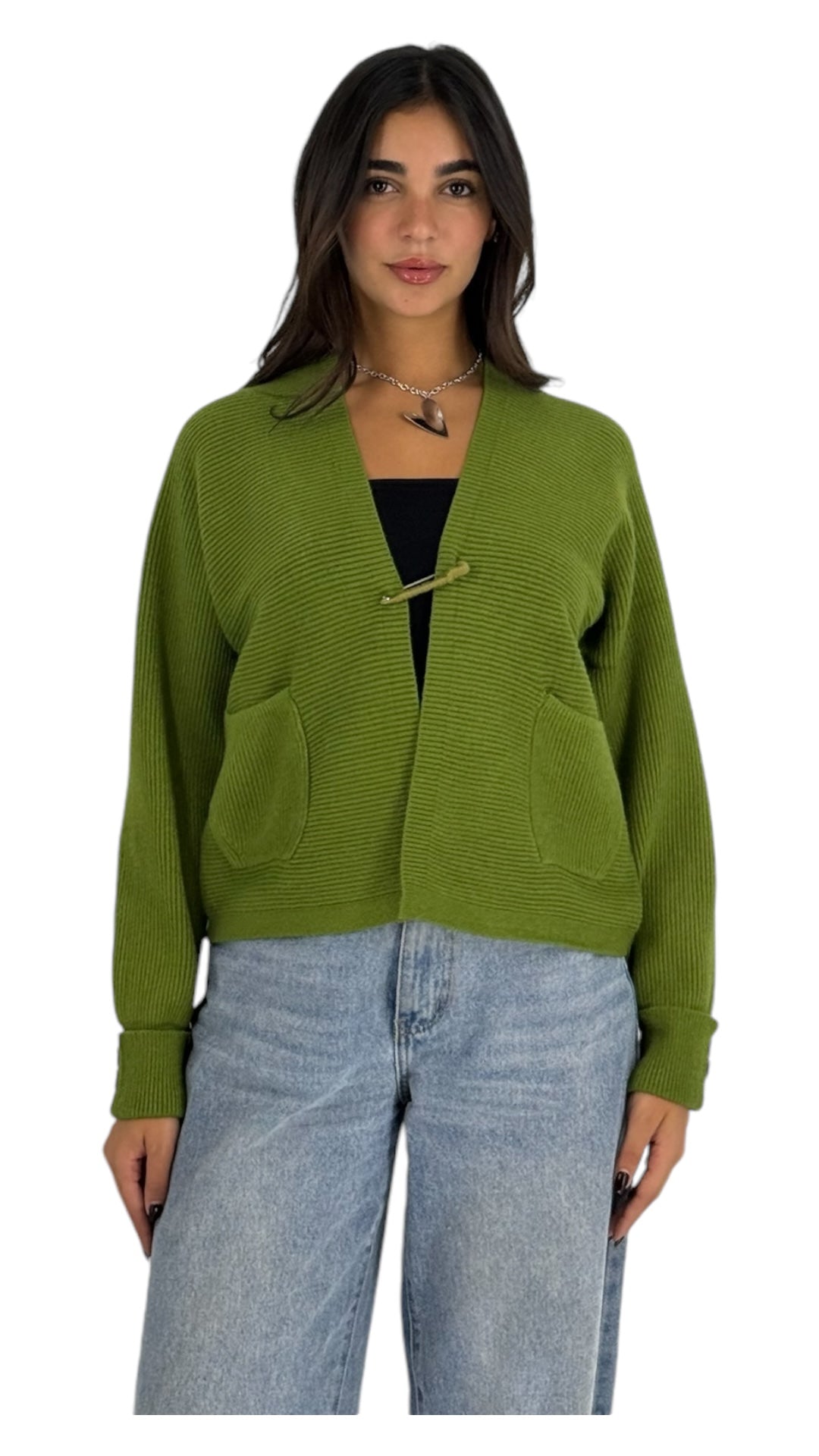 Rune green cardigan