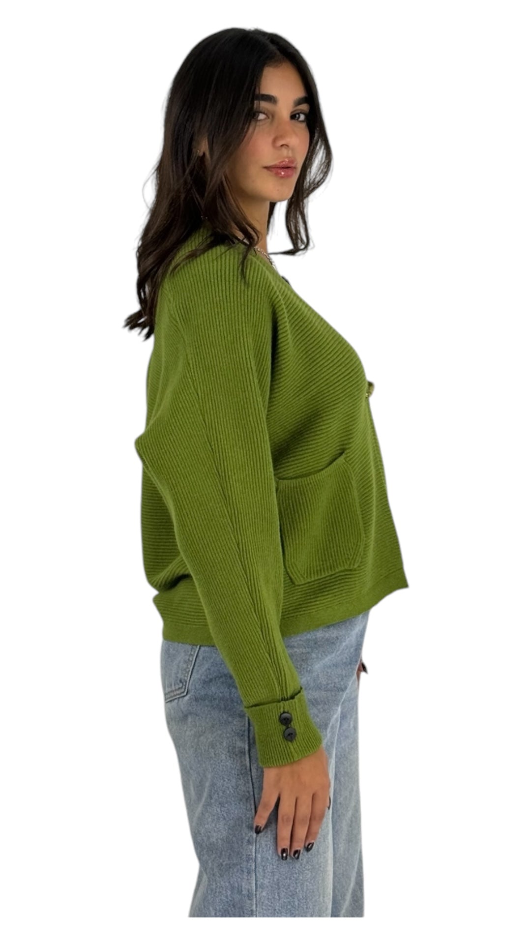 Rune green cardigan