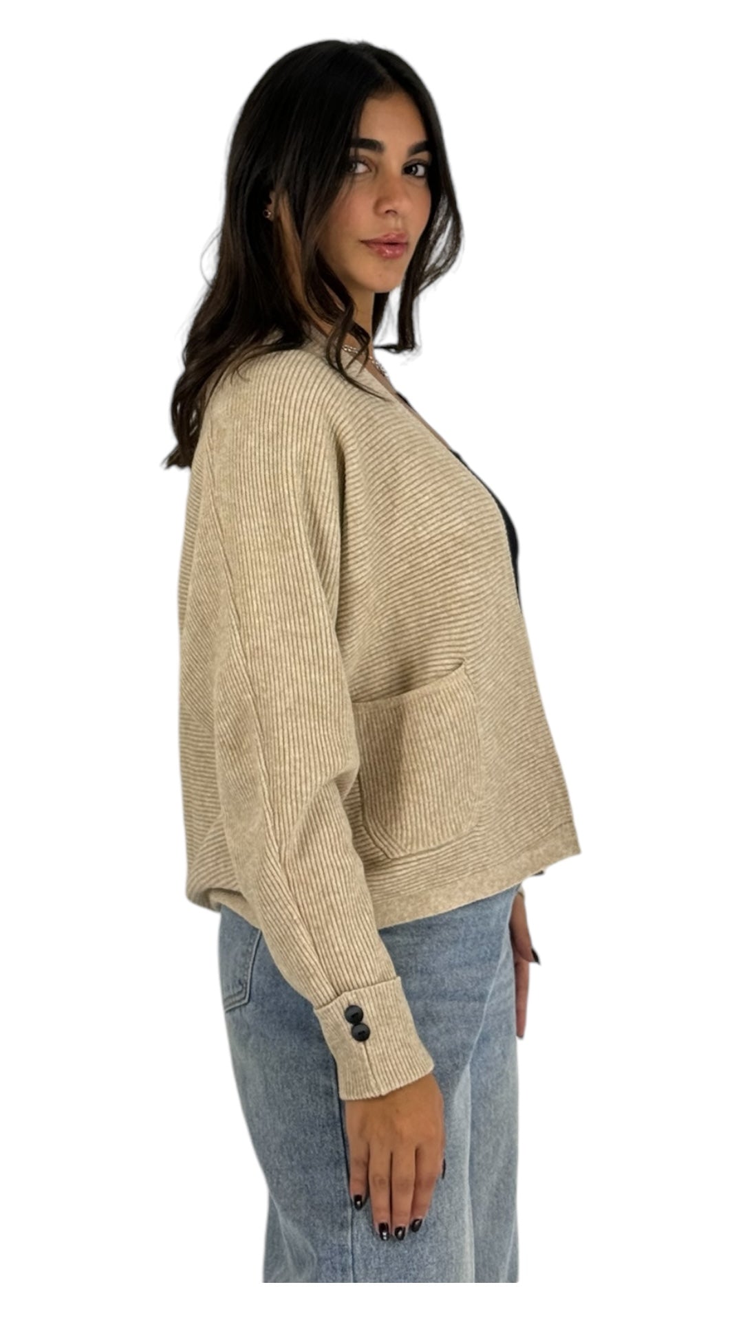 Rune beige cardigan