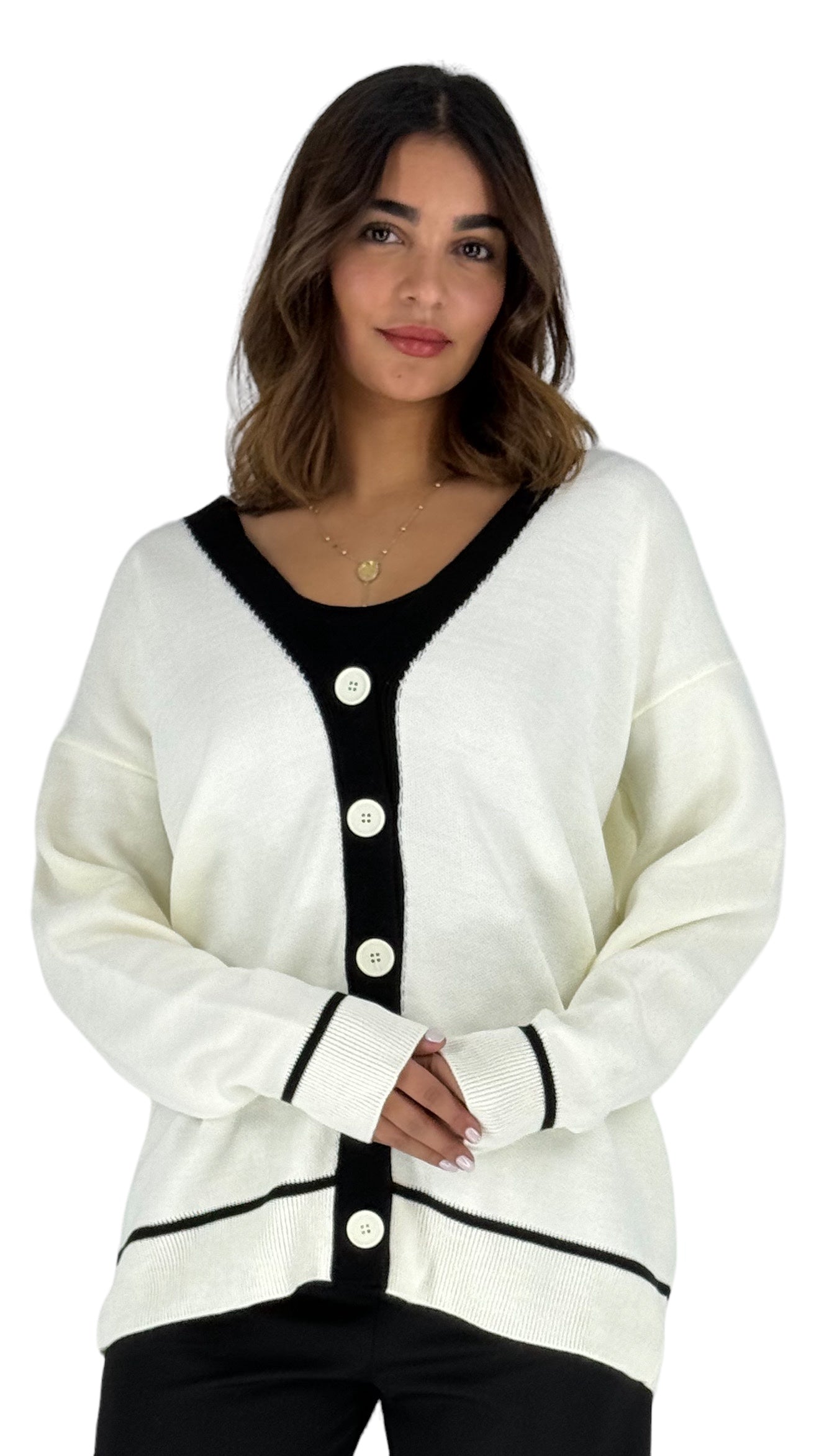 Sophia White Cardigan