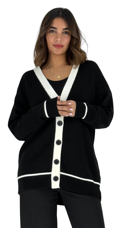 Sophia Black Cardigan