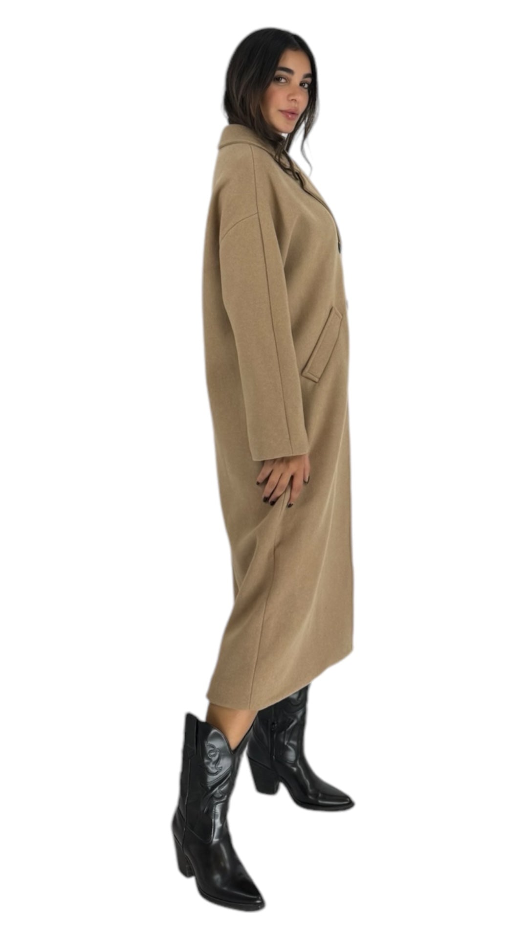 Yalanda camel coat