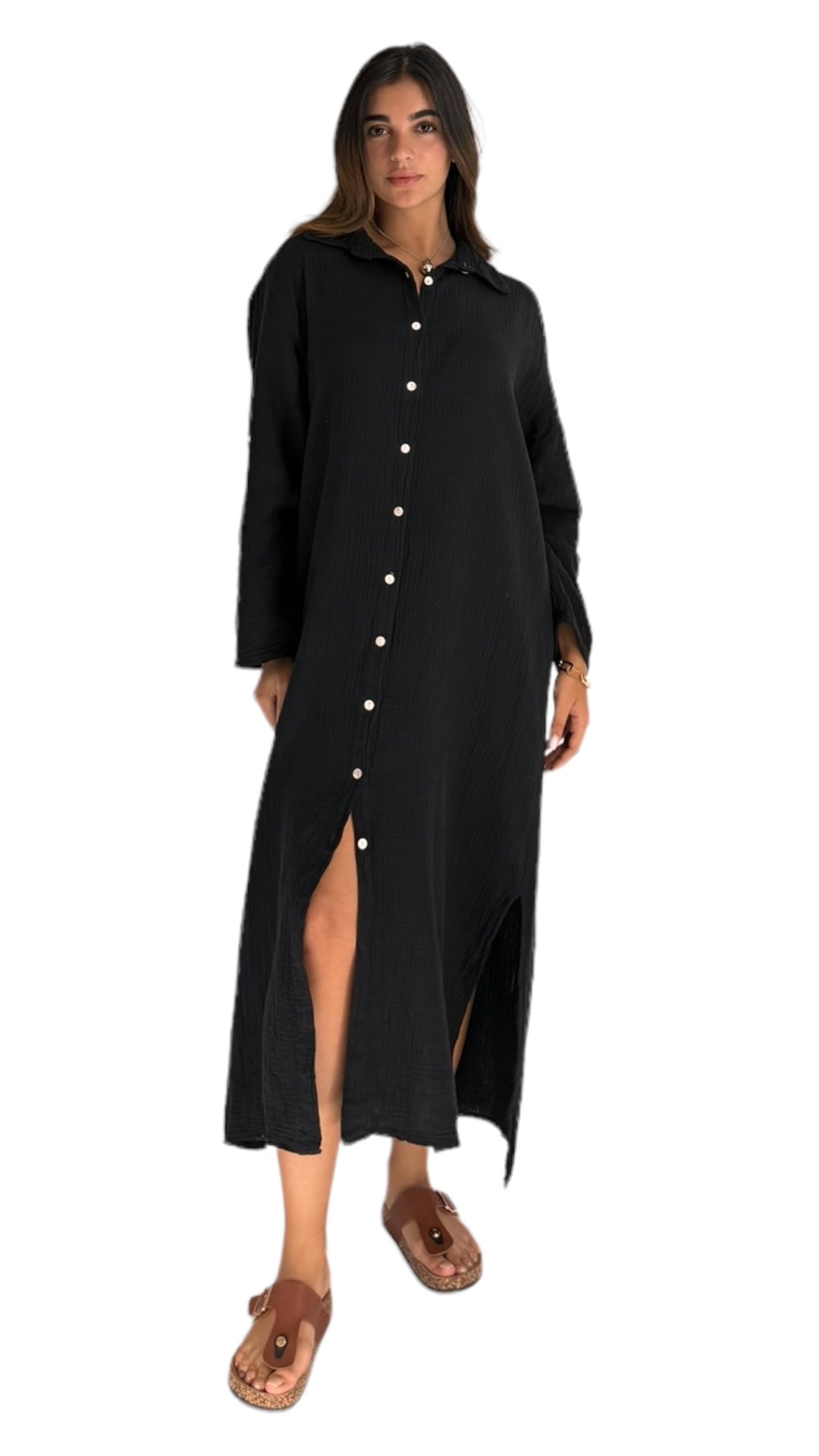 Remus black shirt dress