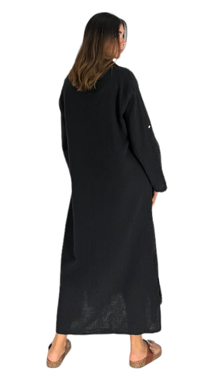 Remus black shirt dress