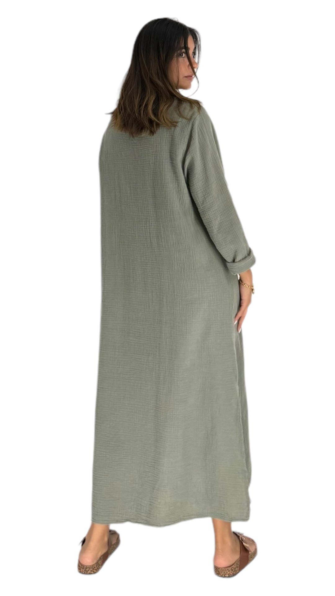 Remus kaki shirt dress