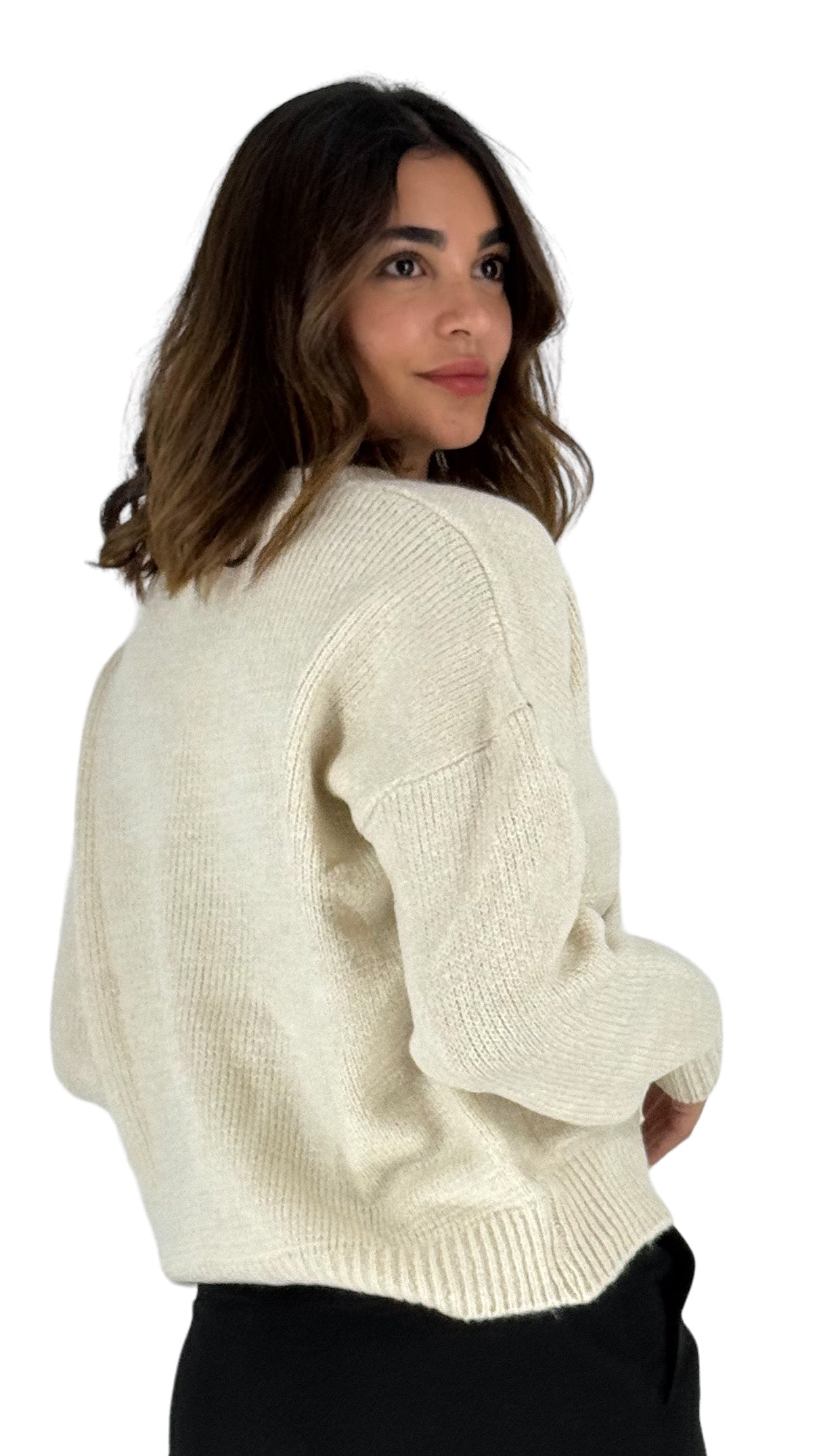 Amelia Beige Cardigan