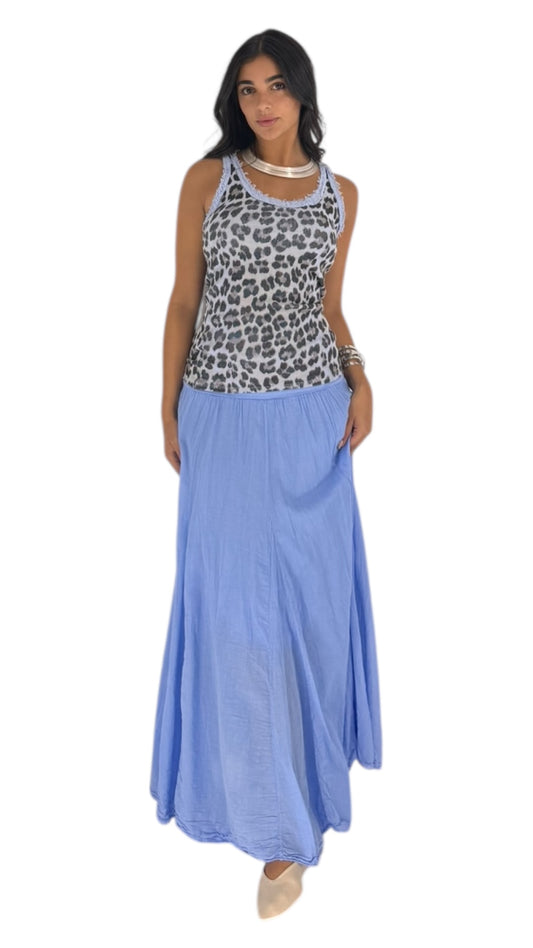 Paphos blue skirt